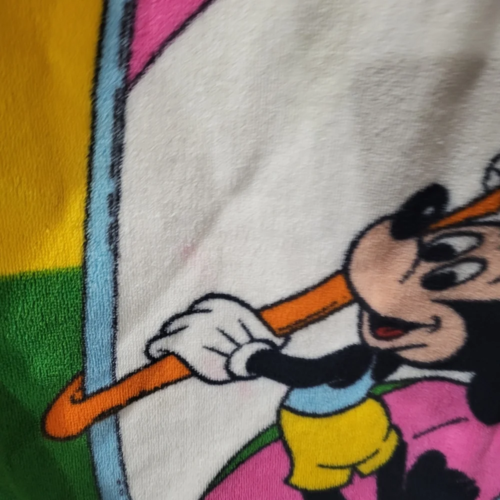 Vintage Disney Mickey Mouse Surf Beach Towel 1990’s